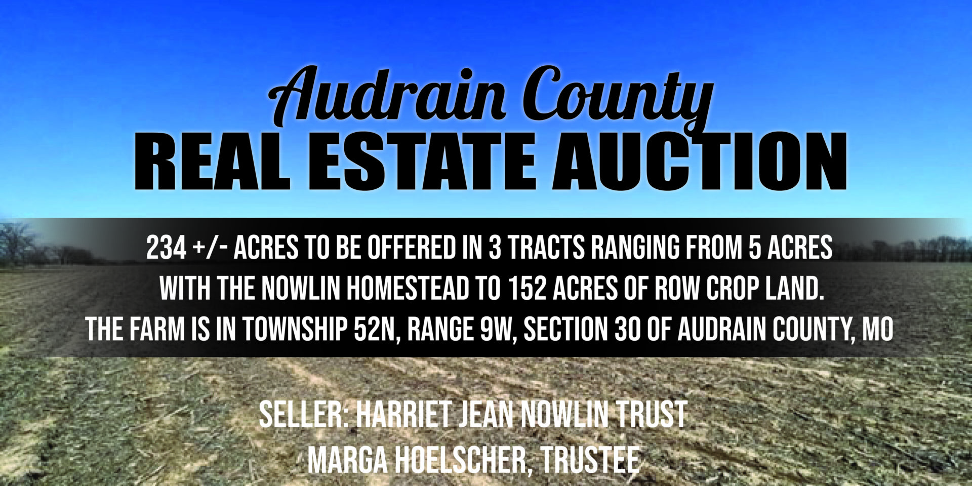 Audrain County Real Estate Auction