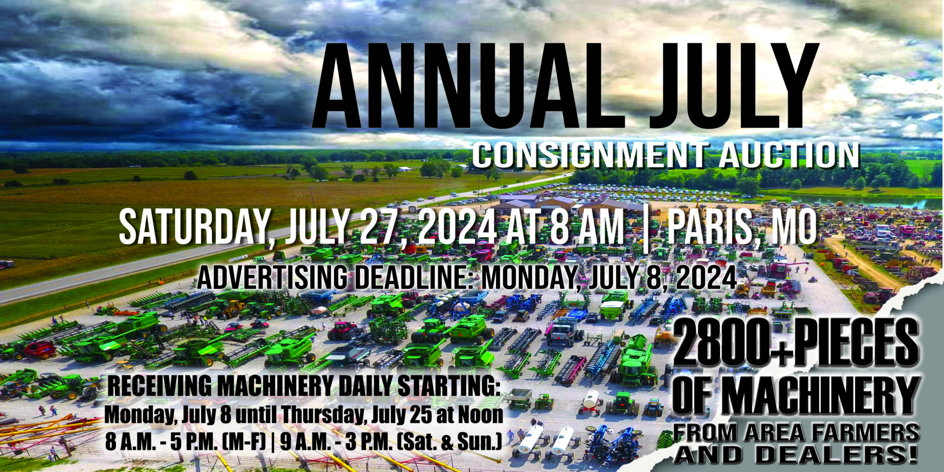 Annual July Consignment Auction