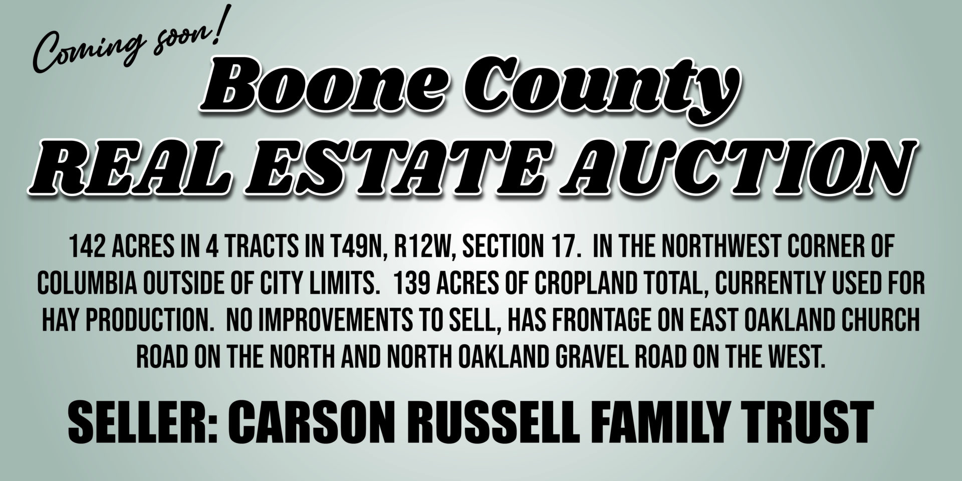 Boone County Real Estate Auction